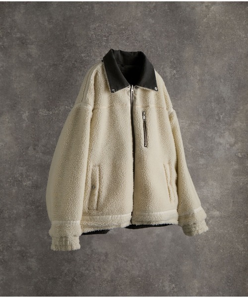 ADRER（アドラー）の「The B-3 Reversible Fur Blouson / ザB-3