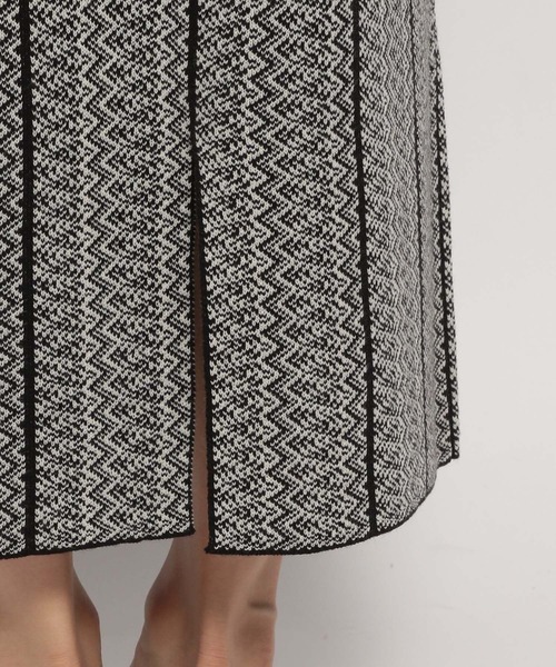 LEPSIM（レプシィム）の「12ゲージ満たされニットスカート 124994