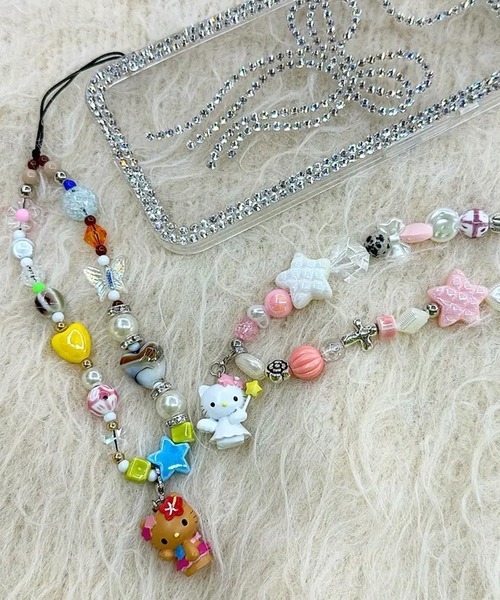 ハローキティ』ビーズストラップ（スマホグッズ）｜sanrio（サンリオ