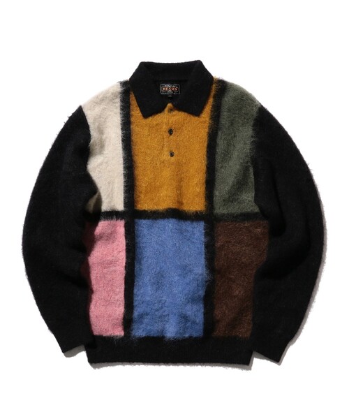 セール】シャギー ニット ポロシャツ（ポロシャツ）｜BEAMS PLUS