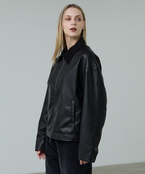 CALLNE】Vintage Design Doublezip Jacket / ヴィンテージデザイン