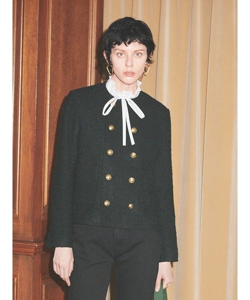 Mila Owen（ミラオーウェン）の「コンパクトダブルツィードジャケット