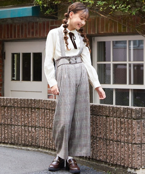 ELLE en noir（エルアンノアール）の「【卒服】ブレザーワイドパンツ