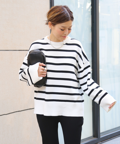 Deuxieme Classe（ドゥーズィエムクラス）の「*ボーダー ニット