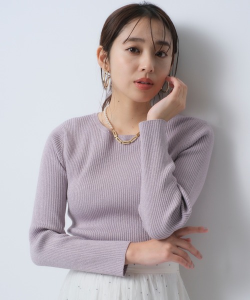 JUSGLITTY（ジャスグリッティー）の「ラメシンプルプルオーバー