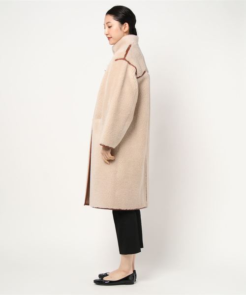 CASA FLINE（カーサフライン）の「ウールボアパイピングコート（その他