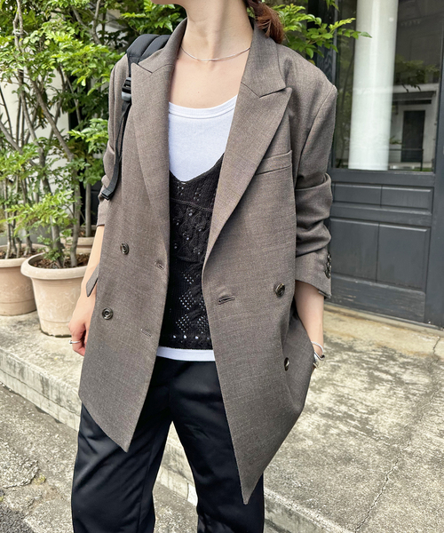 Spick & Span（スピックアンドスパン）の「ダブルクロスピークドラペル