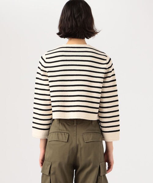 セール】ハーフミラノリブ クロップドカーディガン（カーディガン