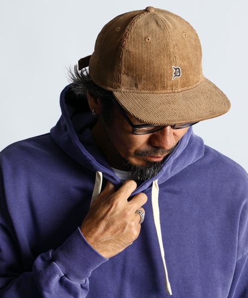 D LOGO' CORDUROY FLAT VISOR CAP：コーデュロイ フラットバイザー