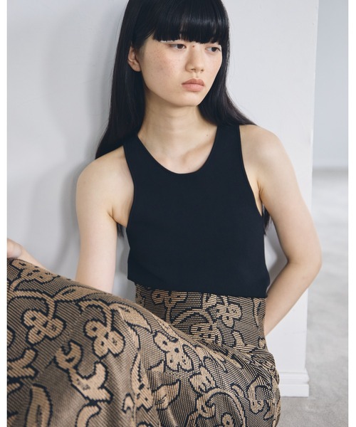 TODAYFUL（トゥデイフル）の「ジャガードリーフペンシルスカート