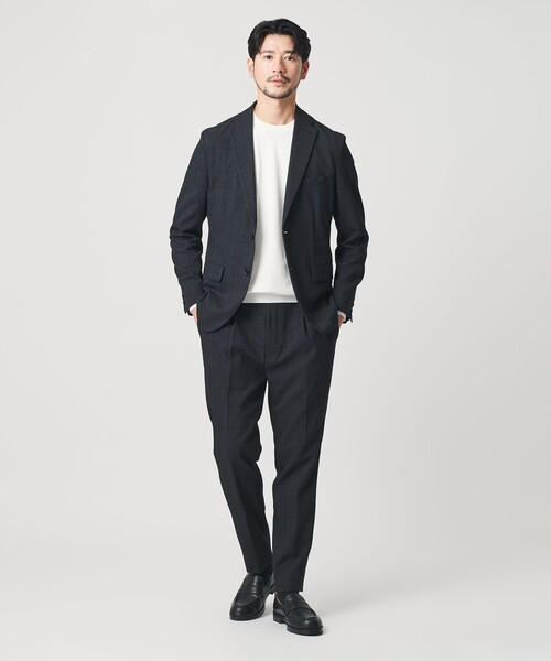 WEB限定 WARDROBE SMART】LANATEC セットアップ/背抜きジャケット