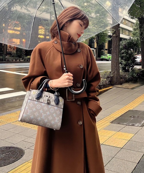 セール】ベルテッドウールトレンチコート（トレンチコート）｜EIMY