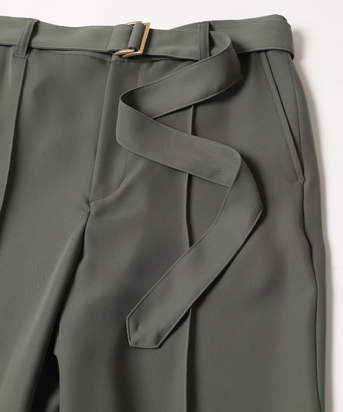 CULLNI（クルニ）の「22-SS-006 ベルト付きワイドパンツ（スラックス