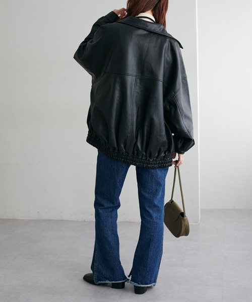 セール】【リバイバル/ユニセックス】ヴィンテージPUレザージャケット