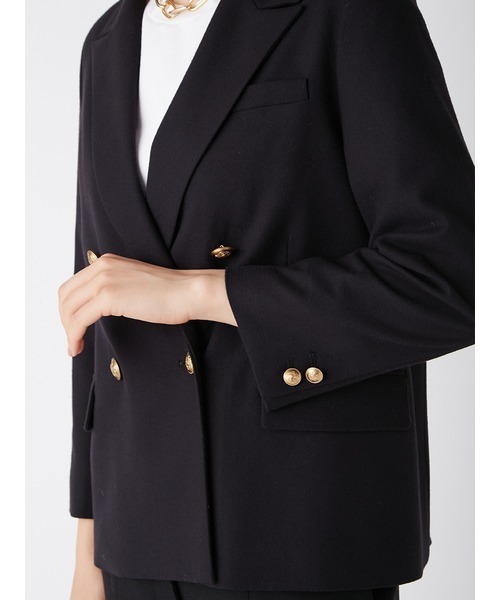 Mila Owen（ミラオーウェン）の「金釦2サイズダブルブレザージャケット
