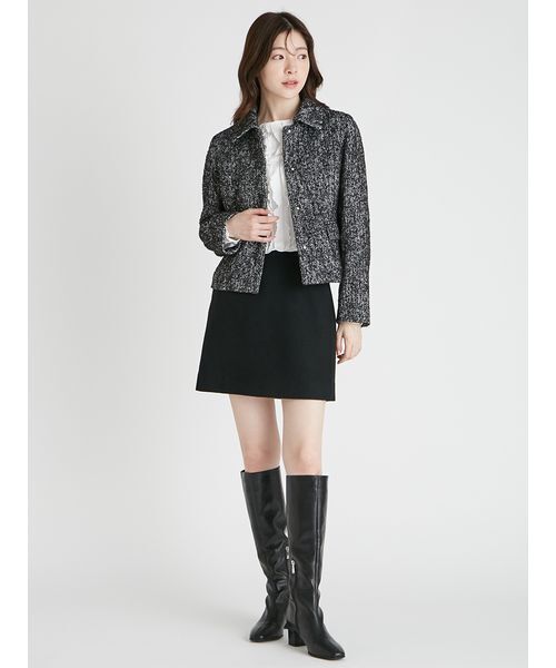 セール】ステンカラーショートジャケット（ブルゾン）｜CELFORD（セル