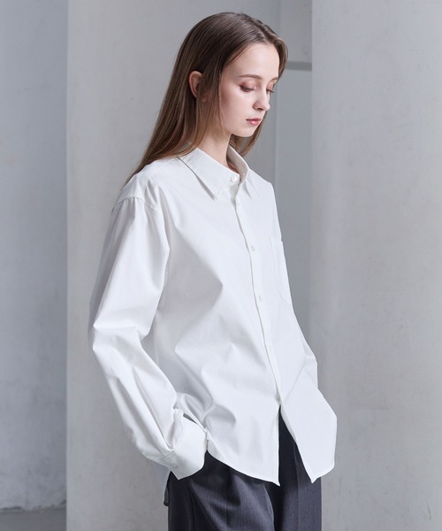 CLEL（クレイル）の「【CLEL】Royal Oxford Regular Collar Shirt