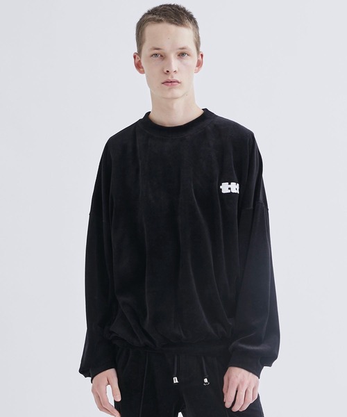 TTTMSW/ティー】Velours crew neck sweat（スウェット）｜TTT MSW