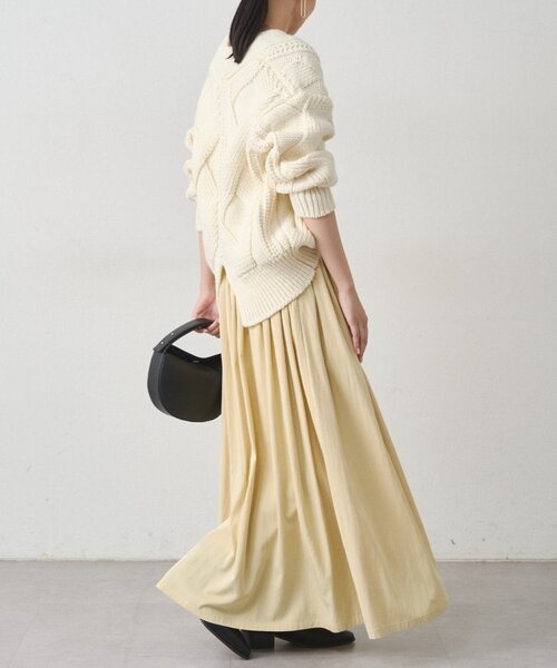 セール】ケーブルVニット（ニット/セーター）｜LOUNGEDRESS（ラウンジ