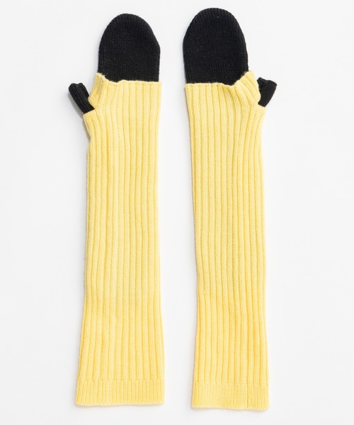 セール】Layered Knit Glove/レイヤードニットグローブ（手袋