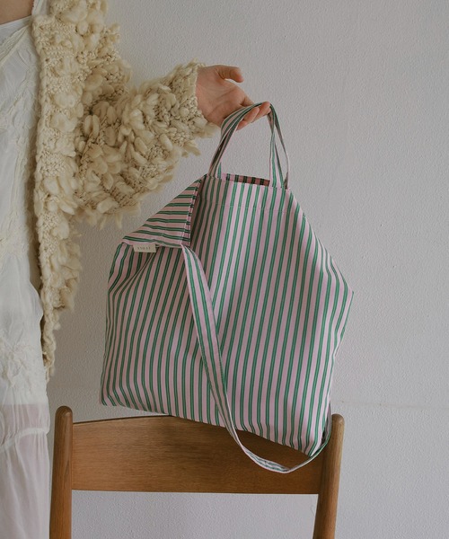 ZOZO限定】Stripe 2way tote shoulderbag/ストライプ 2way トート