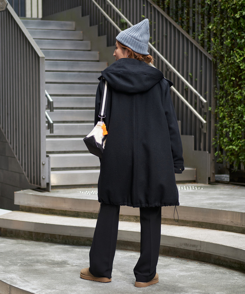 FRAMeWORK（フレームワーク）の「○ウールフード付きコート（その他