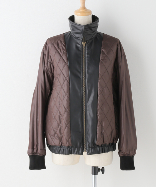 FRAMeWORK（フレームワーク）の「フェイクレザーフライトジャケット