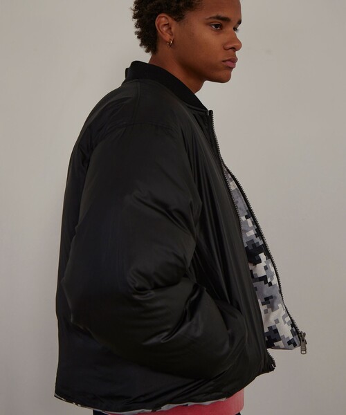 BEAMS（ビームス）の「リバーシブル ダウン フライトジャケット