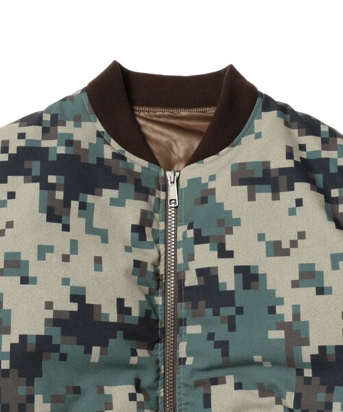 BEAMS（ビームス）の「リバーシブル ダウン フライトジャケット