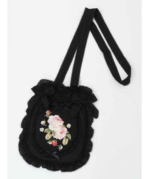 PINK HOUSE（ピンクハウス）の「Berry Rose刺繍アップリケ付きフリル