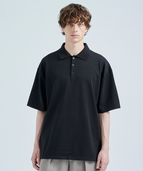 ATON（エイトン）の「【ATON / エイトン】FRESCA KNIT POLO SWEATER