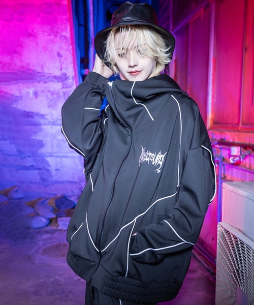 Amilige（アミリージュ）の「NAMETSUBAコラボジャージブルゾンパーカー