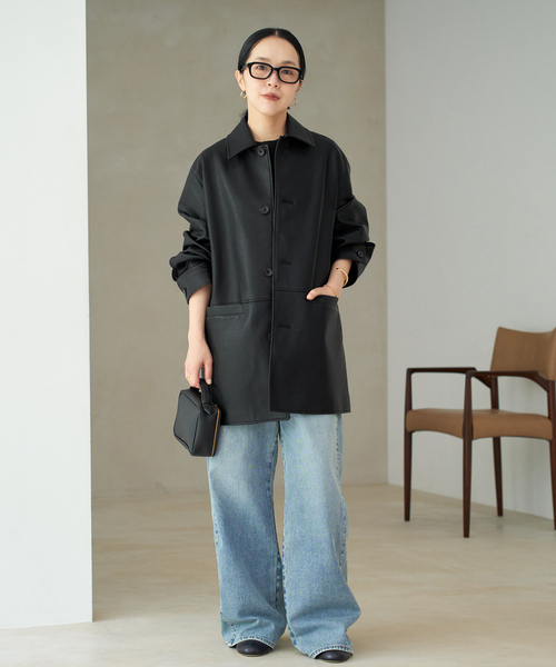 plage（プラージュ）の「Leather Like Car コート（その他アウター