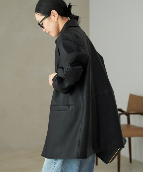 plage（プラージュ）の「Leather Like Car コート（その他アウター