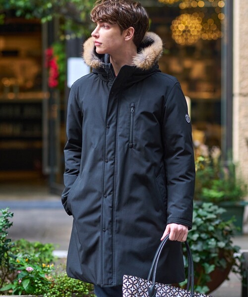 セール】【Monomax12月号掲載】コヨーテファー ロングダウンコート