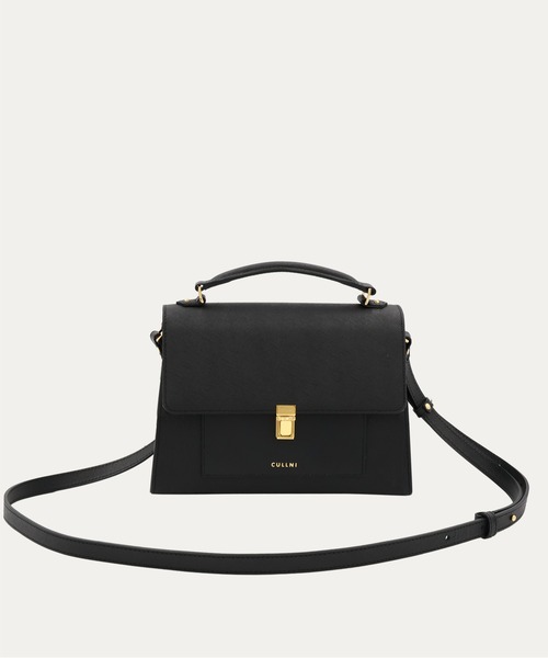 Clasp lock Leather Pocket Hand Bag（ショルダーバッグ）｜CULLNI