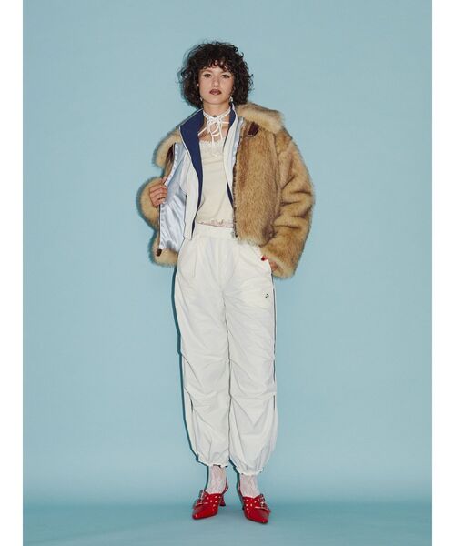 jouetie（ジュエティ）の「ベルトミドルファーコート（その他アウター