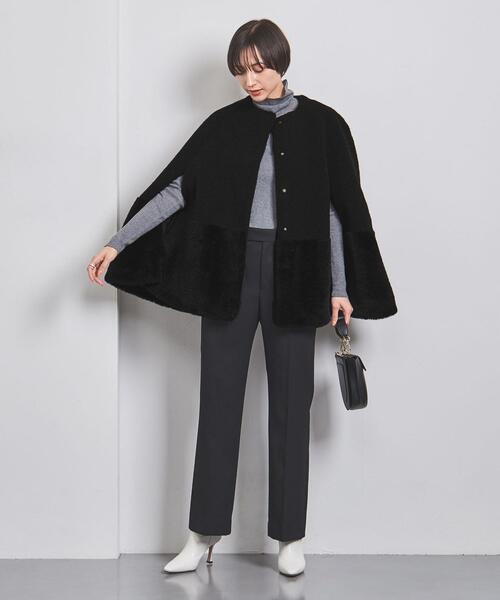 UNITED ARROWS（ユナイテッドアローズ）の「ボア マントコート（その他