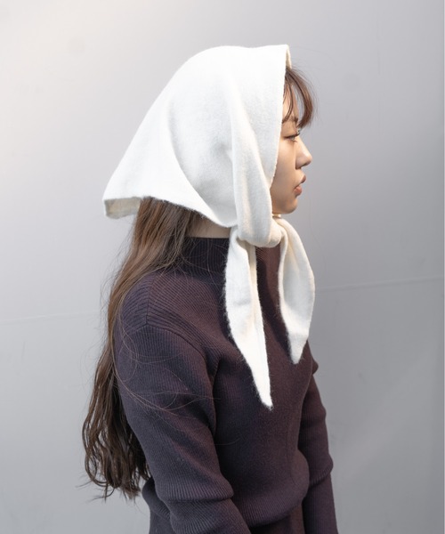 セール】トライアングル ニットストール（ストール/ショール）｜hwyl