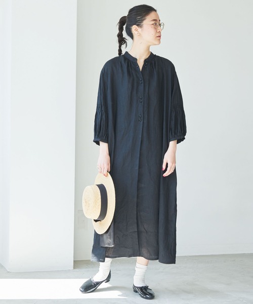 fig London（フィグロンドン）の「daily LINEN OP（ワンピース）」 - WEAR