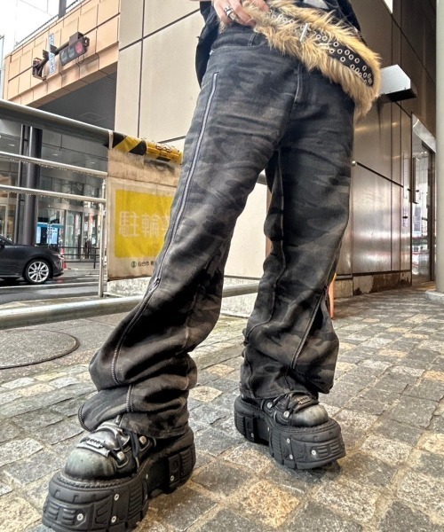 ROSEN KREUZ（ローゼンクロイツ）の「【Rosen Kreuz】ZIP WIDE BAGGY