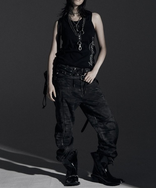 ROSEN KREUZ（ローゼンクロイツ）の「【Rosen Kreuz】ZIP WIDE BAGGY