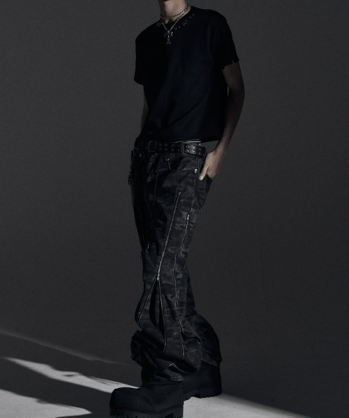 ROSEN KREUZ（ローゼンクロイツ）の「【Rosen Kreuz】ZIP WIDE BAGGY