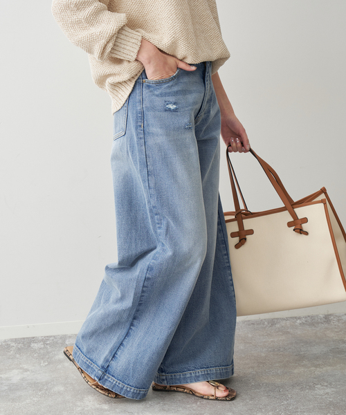 Spick & Span（スピックアンドスパン）の「5 1/2 BAGGY DENIM（デニム