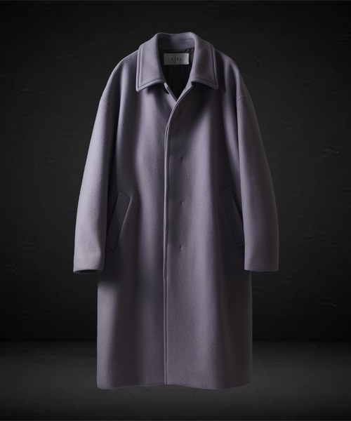 city（シティ）の「【CITY】バルカラーコート/SUPER140S BALCOLLAR