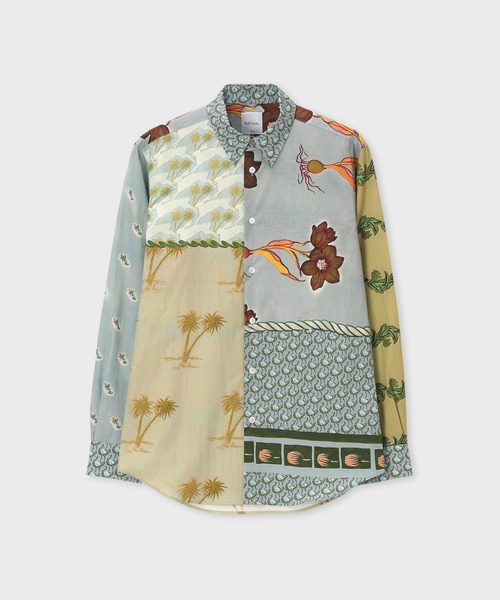 ミックスアート プリントシャツ / 163305 901U（シャツ/ブラウス