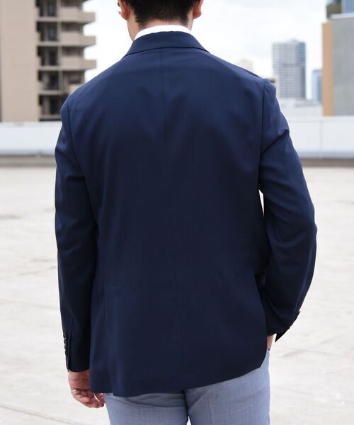 セール】SHIPS：洗濯機洗い可能 ウールミックス ネイビー ジャケット