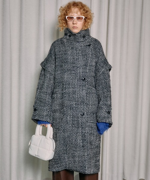 MAISON SPECIAL（メゾンスペシャル）の「Cut-off Tweed Overcoat