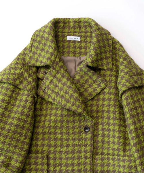 MAISON SPECIAL（メゾンスペシャル）の「Cut-off Tweed Overcoat