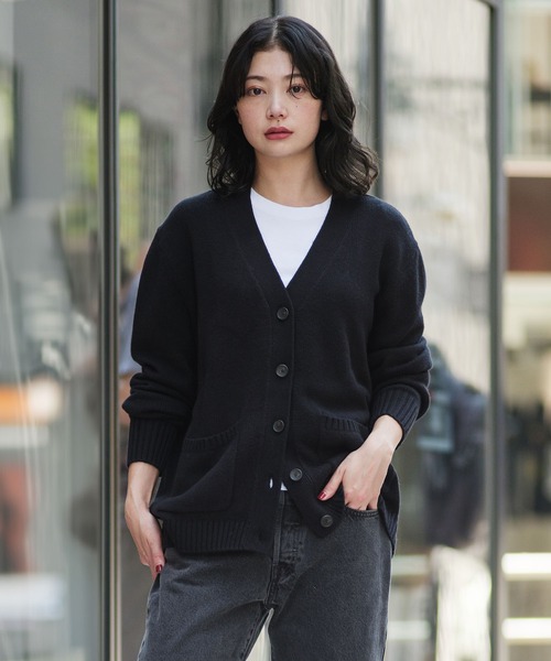 セール】Levi's/リーバイス BOYFRIEND ポケット カーディガン ブラック